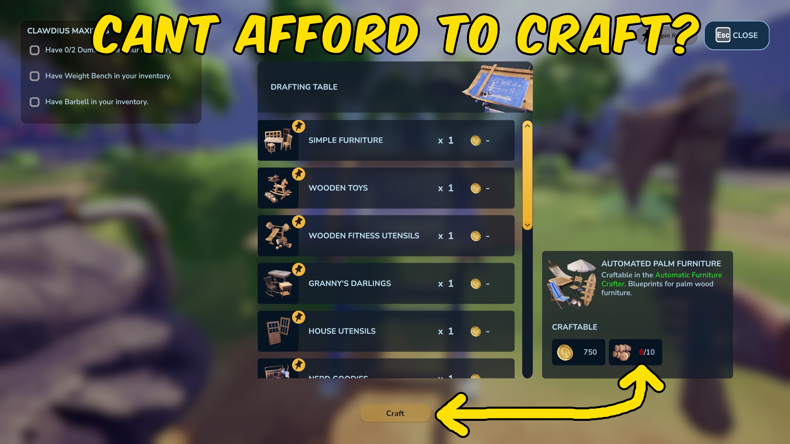 Free Crafting